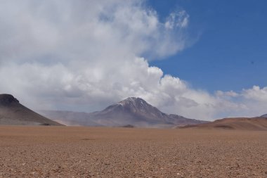 atacama desert views background contrast chile South America. High quality photo