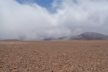 atacama desert views background contrast chile South America. High quality photo