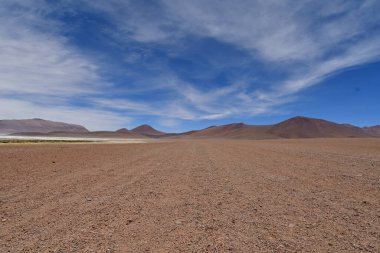 atacama desert views background contrast chile South America. High quality photo