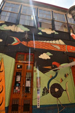 Streets of Valparaiso Chile South America. High quality photo