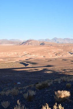 Atacama desert Views panorama horizon chile South America. High quality photo