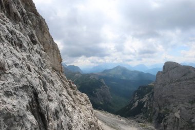 dolomites panoramic views climbing outdoor europe. High quality photo