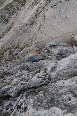 dolomites panoramic views climbing outdoor europe. High quality photo