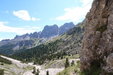dolomites panoramic views climbing outdoor europe. High quality photo