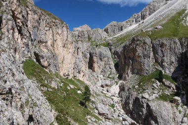 dolomites panoramic views climbing outdoor europe. High quality photo