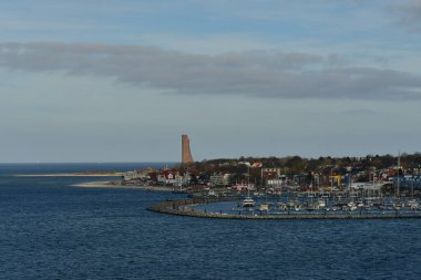 Kieler Buccht Kiel Almanya 'nın okyanus simgesi. Yüksek kalite fotoğraf