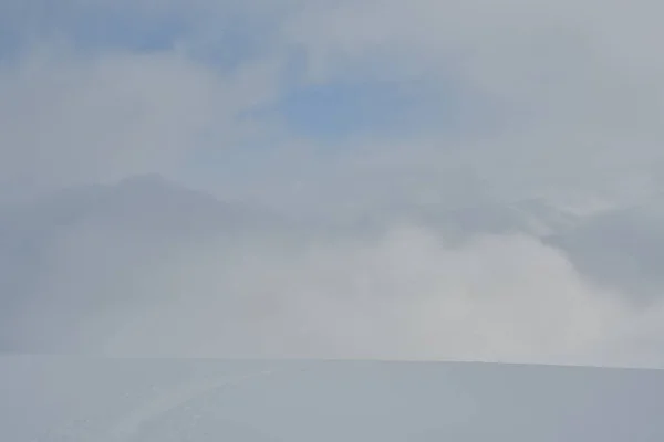 Облака Текстура Снега Norway Scandinavia Высокое Качество Фото — стоковое фото