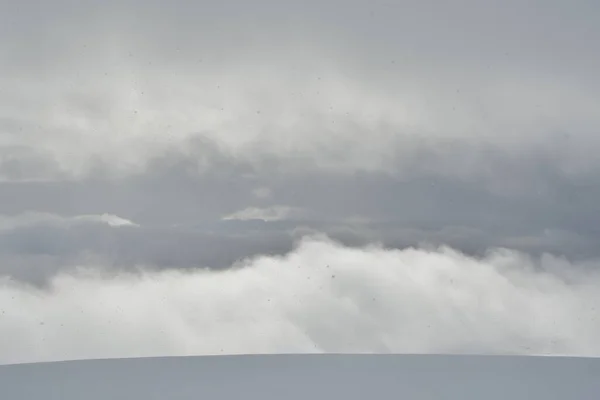 Nuvole Neve Sfondo Texture Norway Scandinavia Foto Alta Qualità — Foto Stock