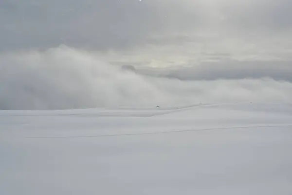 Chmury Śnieg Tło Tekstury Norweski Skandynawia Wysokiej Jakości Zdjęcie — Zdjęcie stockowe