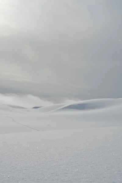 Σύννεφα Και Χιόνι Φόντο Υφή Norway Σκάνδαλα Υψηλής Ποιότητας Φωτογραφία — Φωτογραφία Αρχείου