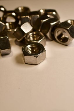 cıvatalı metal vida arka plan detay atölyesi paslanmaz. Yüksek kalite fotoğraf