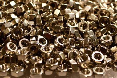 cıvatalı metal vida arka plan detay atölyesi paslanmaz. Yüksek kalite fotoğraf