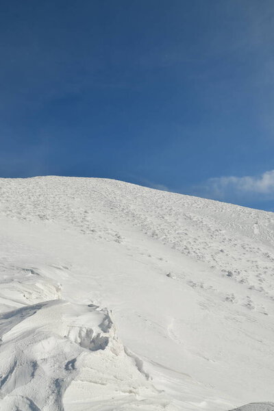 Гора Yotei Вулкано панорамные виды зимнего восхождения лыжных туров Хоккайдо Японии. Высокое качество фото