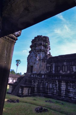 Angkor Wat Tapınağı Kamboçya antik dünya mirası unsesco. Yüksek kalite fotoğraf