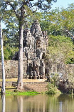 Angkor Wat Tapınağı Kamboçya antik dünya mirası unsesco. Yüksek kalite fotoğraf