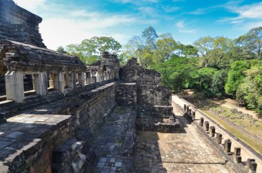 Angkor Wat Tapınağı Kamboçya antik dünya mirası unsesco. Yüksek kalite fotoğraf