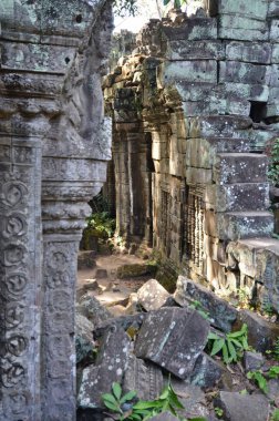 Angkor Wat Tapınağı Kamboçya antik dünya mirası unsesco. Yüksek kalite fotoğraf