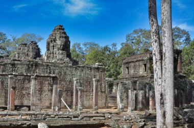 Angkor Wat Tapınağı Kamboçya antik dünya mirası unsesco. Yüksek kalite fotoğraf