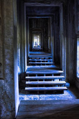 Angkor Wat Tapınağı Kamboçya antik dünya mirası unsesco. Yüksek kalite fotoğraf