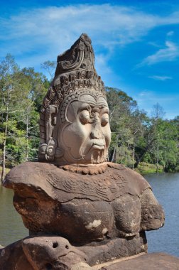 Angkor Wat Tapınağı Kamboçya antik dünya mirası unsesco. Yüksek kalite fotoğraf