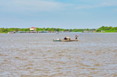 Mekong Nehri Kamboçya Vietnam Asya Uzun Kuyruk Tropik. Yüksek kalite fotoğraf