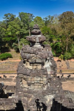 Angkor Wat Tapınağı Kamboçya antik dünya mirası unsesco. Yüksek kalite fotoğraf