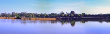 Angkor Wat Tapınağı Kamboçya antik dünya mirası unsesco. Yüksek kalite fotoğraf