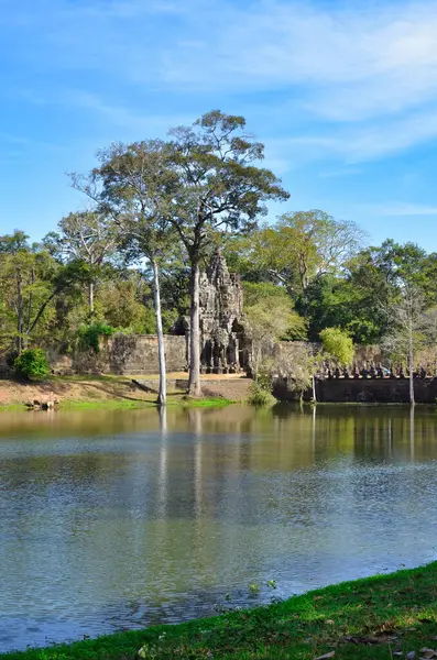 Angkor Wat Tapınağı Kamboçya antik dünya mirası unsesco. Yüksek kalite fotoğraf