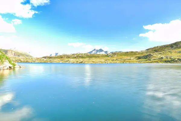 Alp panorama Grimsel Geçidi Swizerland Bckground Hafif Yazı. Yüksek kalite fotoğraf
