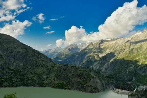 stock image reservoir mountain Grimsel Pass Swiss Beautiful landscape alpine. High quality photo