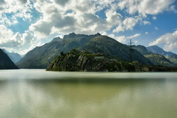 stock image reservoir mountain Grimsel Pass Swiss Beautiful landscape alpine. High quality photo