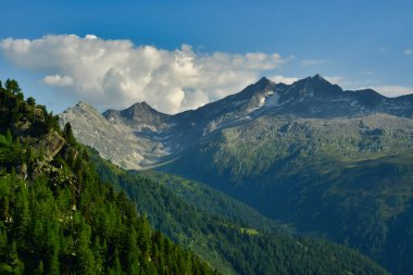 Alp panorama Grimsel Geçidi Swizerland Bckground Hafif Yazı. Yüksek kalite fotoğraf