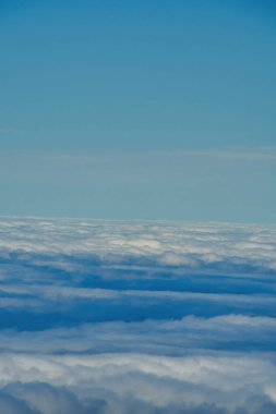 Bulutların üstünde Şili patagonisi turu. Yüksek kalite fotoğraf