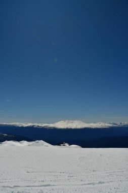 Volkan zirvesinden And Dağı Panoraması. Yüksek kalite fotoğraf