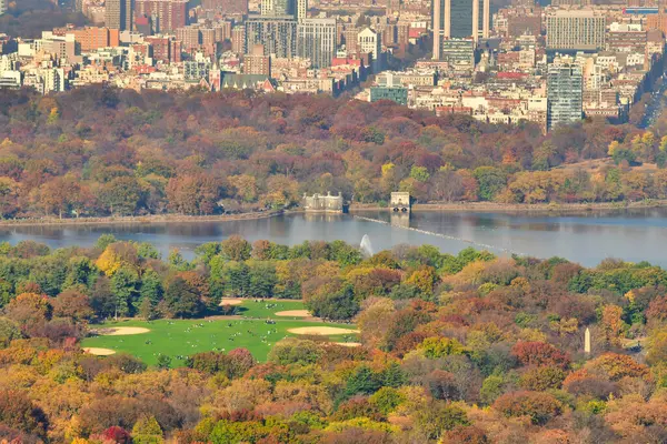 Rockefeller Center New York Manhattan USA 'dan Central Park' a. Yüksek kalite fotoğraf