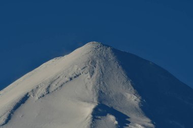 Llaima Vulcano Patagonia Gölü Kayak Bölgesi Turu. Yüksek kalite fotoğraf