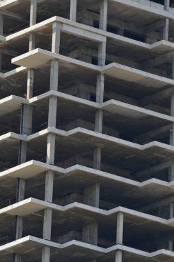  Buenos Aires Arjantin limanında gökdelen inşaatı. Yüksek kalite fotoğraf