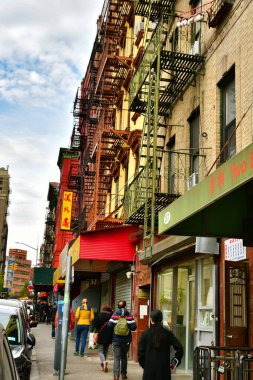 Çin şehri New York, Manhattan, Amerika, Çin, Asya. Yüksek kalite fotoğraf