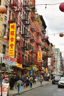 Çin şehri New York, Manhattan, Amerika, Çin, Asya. Yüksek kalite fotoğraf