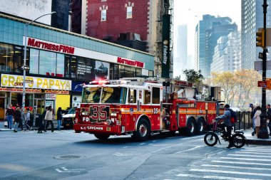 İtfaiye New York şehri 911 acil durum ABD. Yüksek kalite fotoğraf