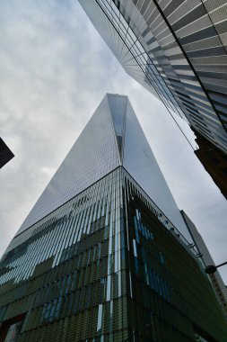 Mimari Sıfır Dünya Ticaret Merkezi New York Manhattan şehir merkezi. Yüksek kalite fotoğraf