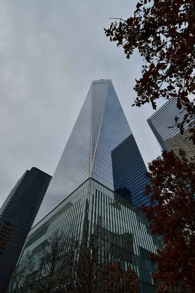 Mimari Sıfır Dünya Ticaret Merkezi New York Manhattan şehir merkezi. Yüksek kalite fotoğraf