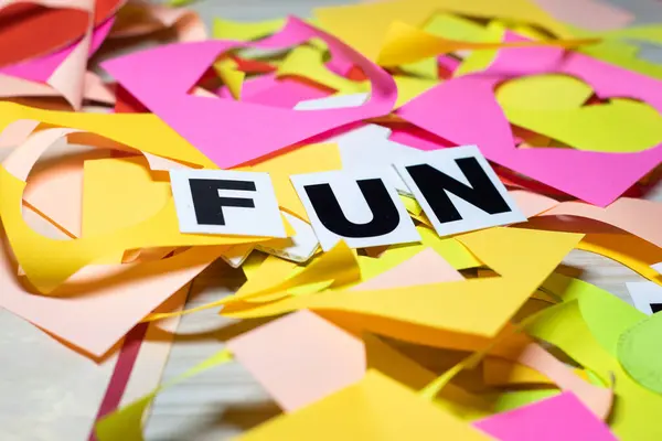 Farklı bir arkaplan dokusundan eğlenceli metin