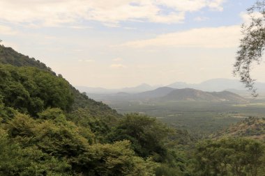 Beautiful mountains with clear sky captured during a visit to Kodaikanal, Tamil Nadu clipart