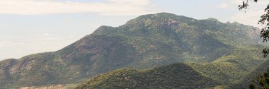 Beautiful mountains with clear sky captured during a visit to Kodaikanal, Tamil Nadu clipart