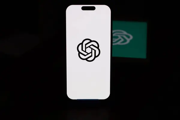 Mobil ışıklandırmalı siyah siyah simge masadaki sohbet logosu