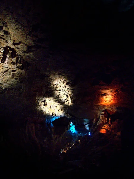 Etalans France 2022 Visit Magnificent Gouffre Poudrey 70M Underground 3Rd — Stock Photo, Image