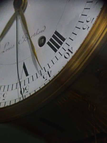 Equipamento Para Medir Tempo Mecanicamente Com Ajuda Engrenagens Relógio Pêndulo — Fotografia de Stock