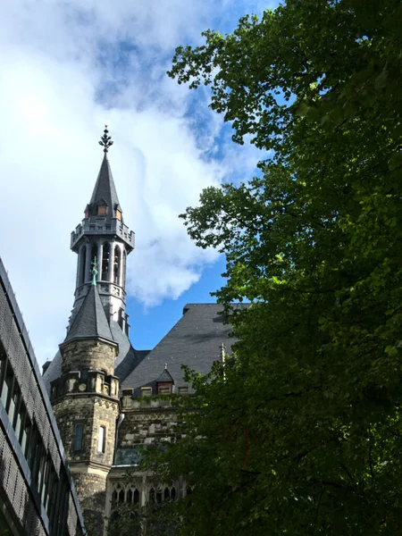 Aachen Niemcy Lipiec 2022 Odwiedź Piękne Miasto Aachen Miasto Charlemagne — Zdjęcie stockowe