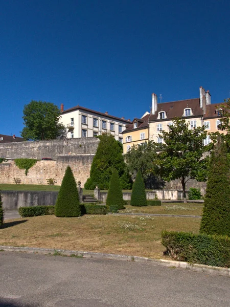 Dle Ağustos 2022 Franche Comt Burgundy Deki Güzel Dle Kasabasını — Stok fotoğraf